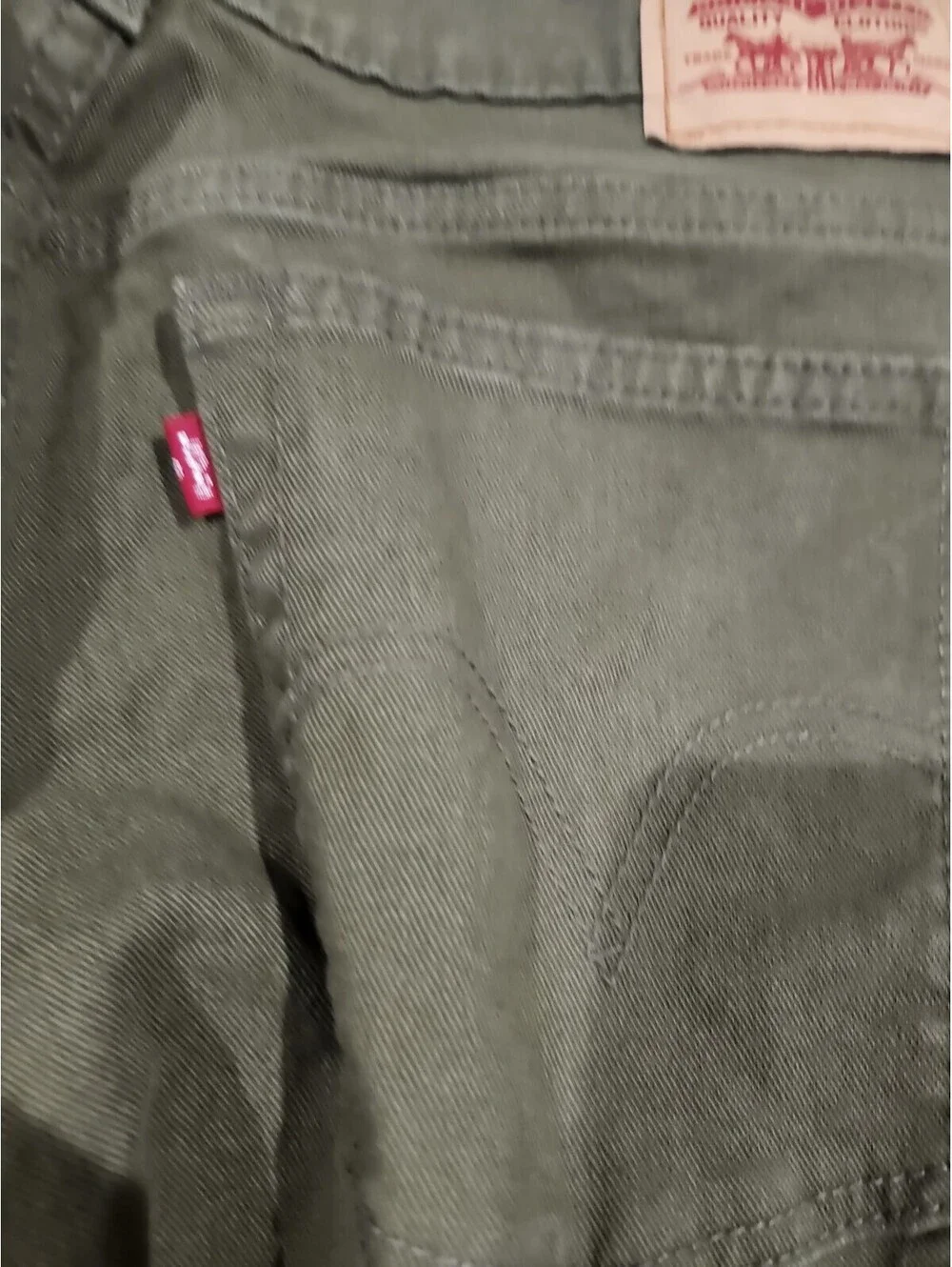 Vintage Y2K Levi's 550 Relaxed Boot Cut jeans 16M Green